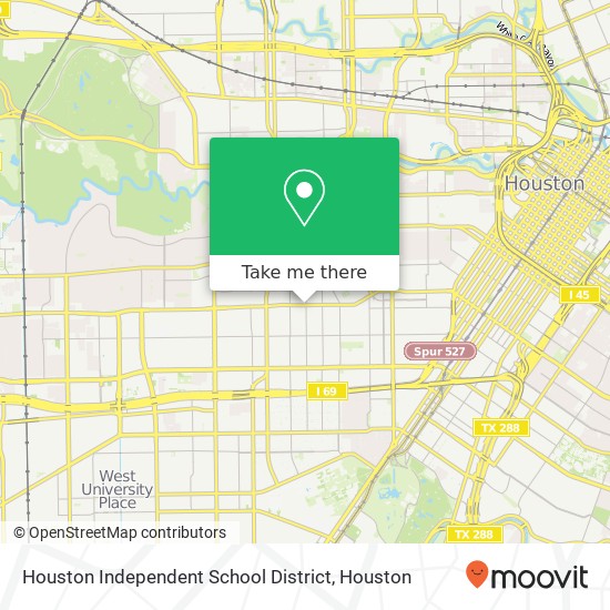 Mapa de Houston Independent School District