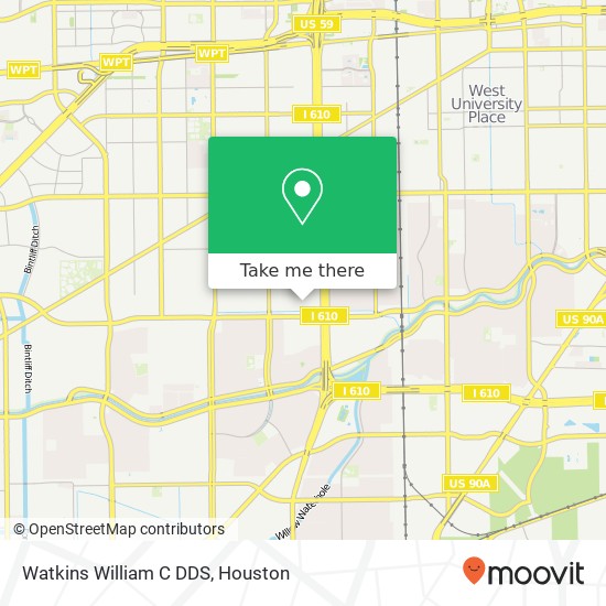 Watkins William C DDS map