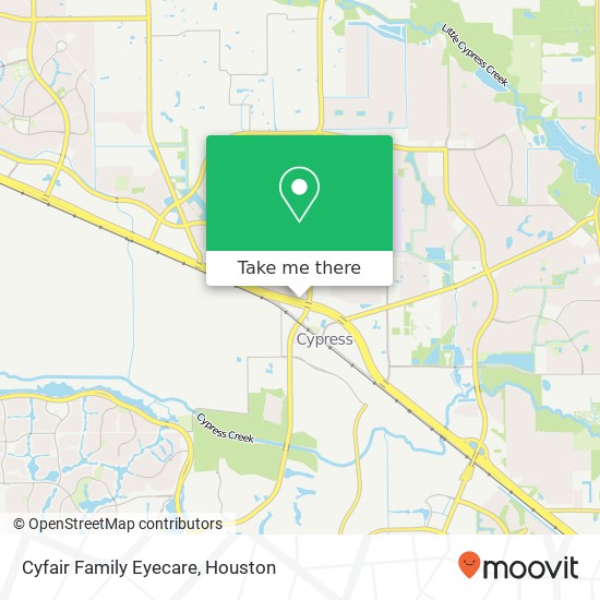 Cyfair Family Eyecare map