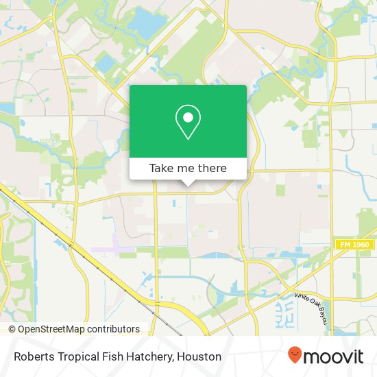 Mapa de Roberts Tropical Fish Hatchery