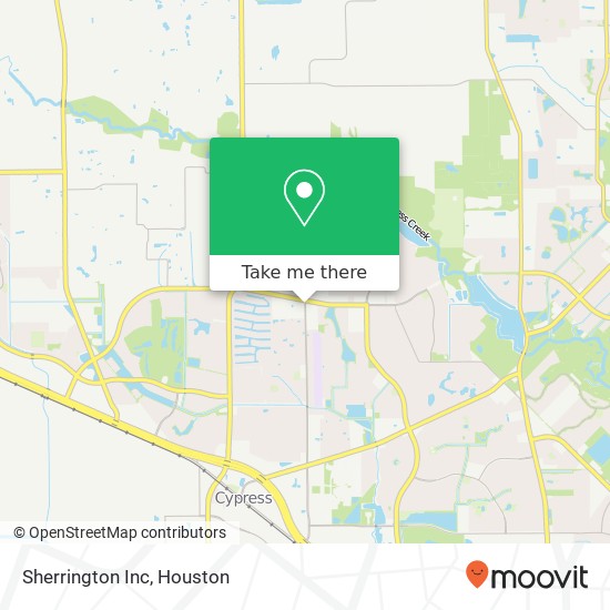 Sherrington Inc map