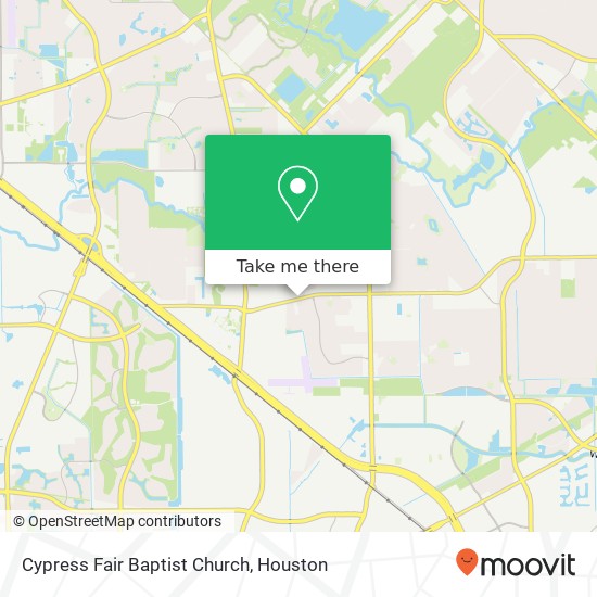 Cypress Fair Baptist Church map