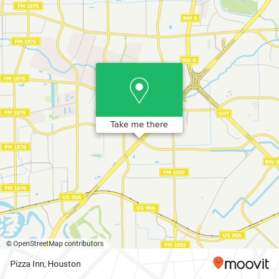 Pizza Inn map