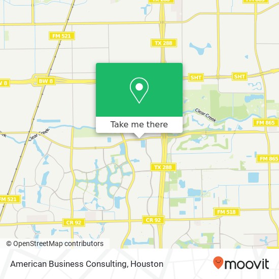 American Business Consulting map