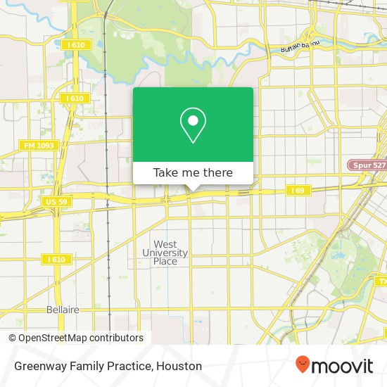 Mapa de Greenway Family Practice
