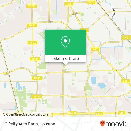 O'Reilly Auto Parts map