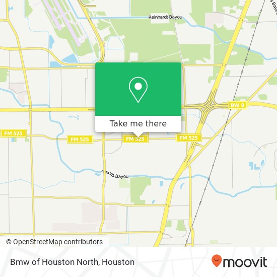 Mapa de Bmw of Houston North