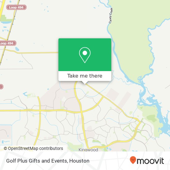 Golf Plus Gifts and Events map
