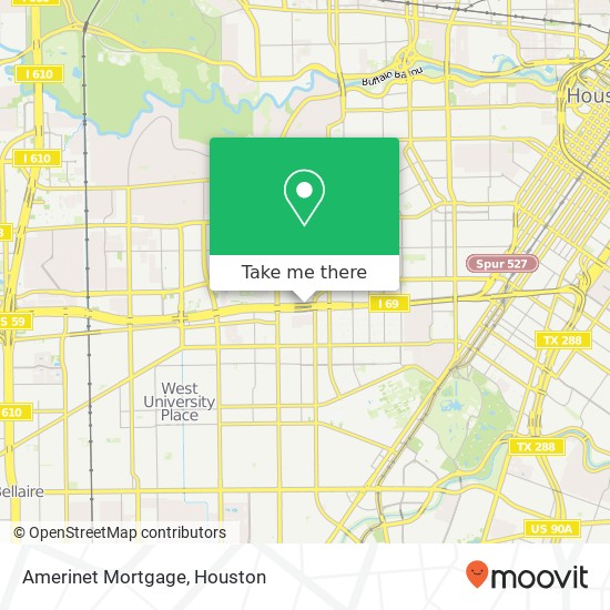 Amerinet Mortgage map