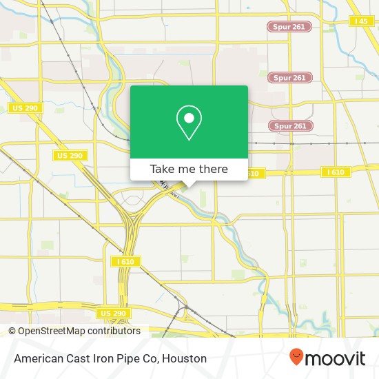 Mapa de American Cast Iron Pipe Co