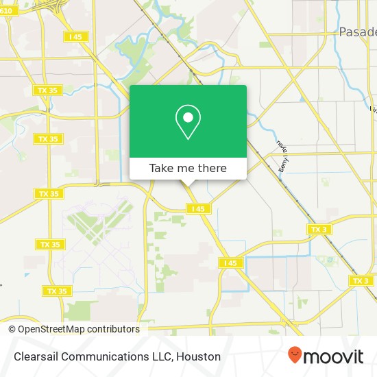 Mapa de Clearsail Communications LLC