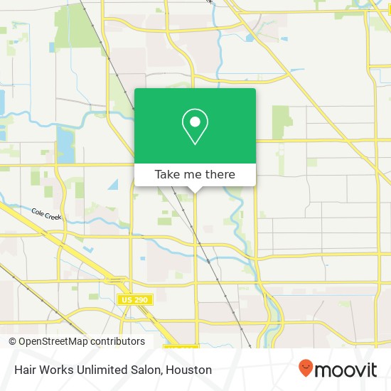 Mapa de Hair Works Unlimited Salon