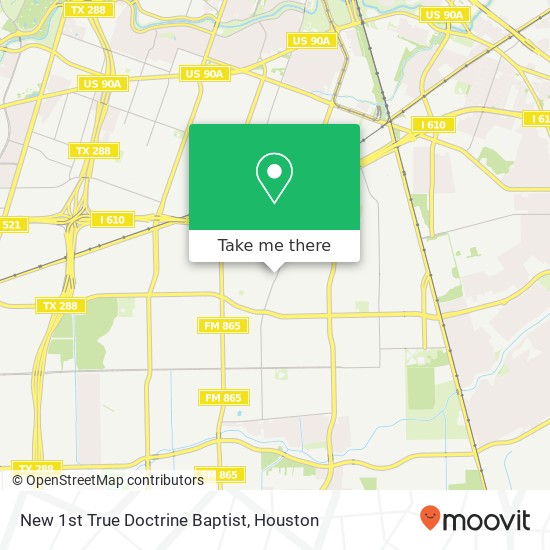 Mapa de New 1st True Doctrine Baptist