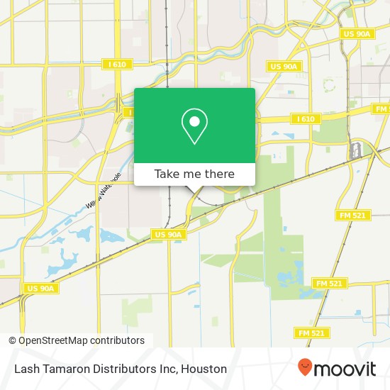 Lash Tamaron Distributors Inc map