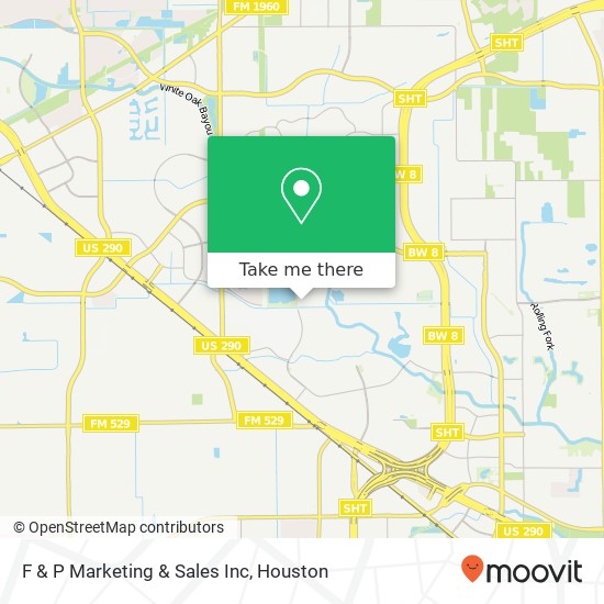 F & P Marketing & Sales Inc map