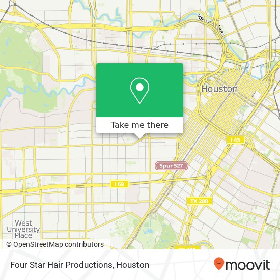 Four Star Hair Productions map