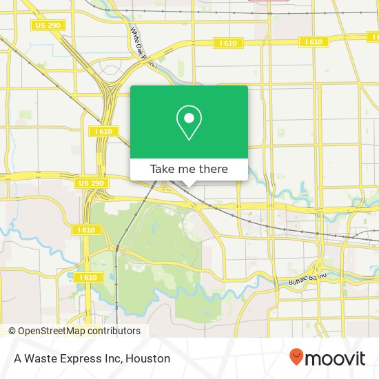 Mapa de A Waste Express Inc