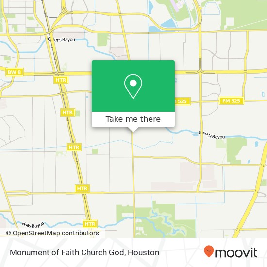 Mapa de Monument of Faith Church God