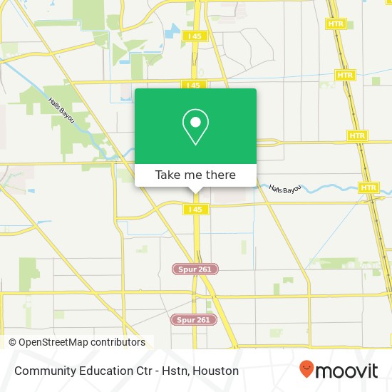 Mapa de Community Education Ctr - Hstn