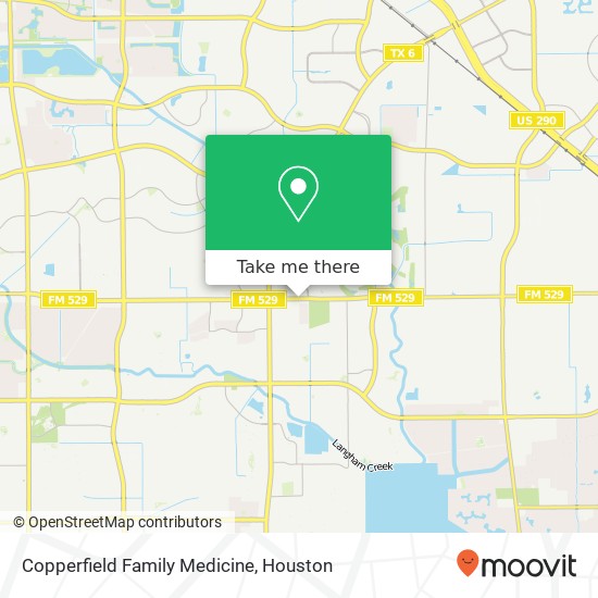 Copperfield Family Medicine map