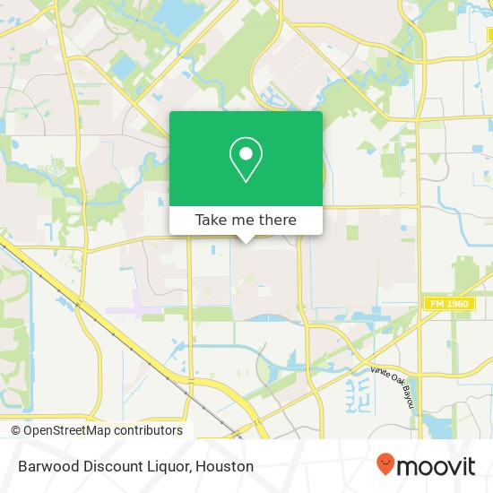 Mapa de Barwood Discount Liquor