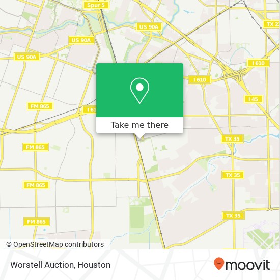 Worstell Auction map