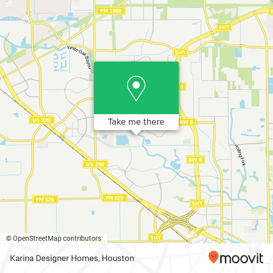 Karina Designer Homes map