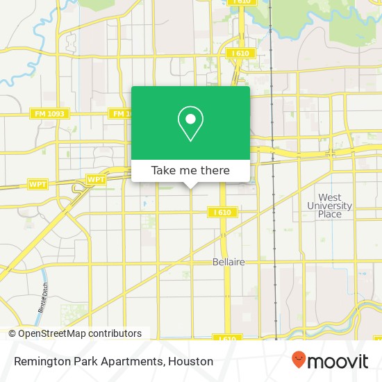 Remington Park Apartments map