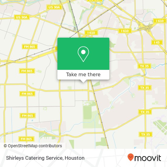 Shirleys Catering Service map