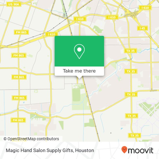 Mapa de Magic Hand Salon Supply Gifts