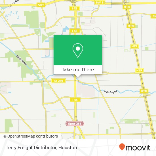 Terry Freight Distributor map