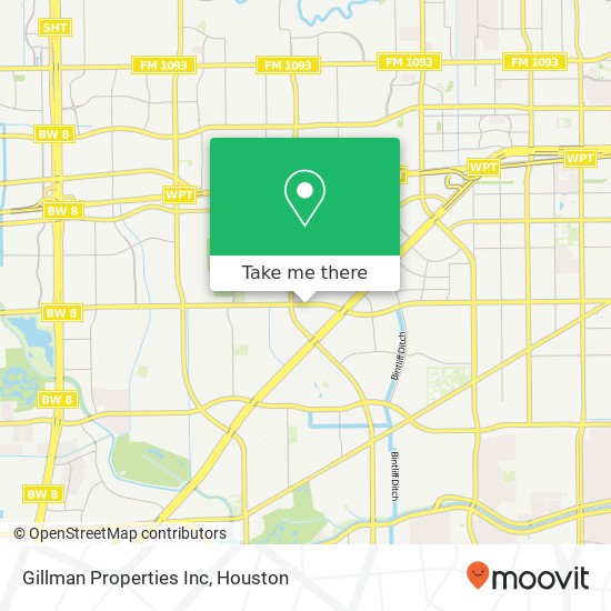 Gillman Properties Inc map