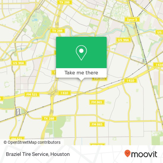 Braziel Tire Service map