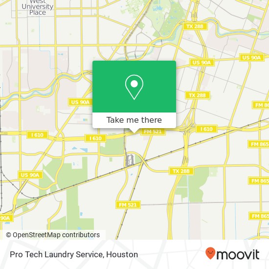 Mapa de Pro Tech Laundry Service