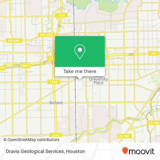 Dravis Geological Services map