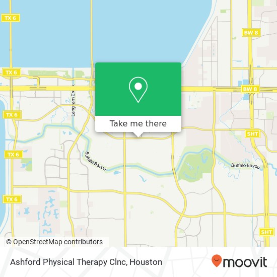 Mapa de Ashford Physical Therapy Clnc