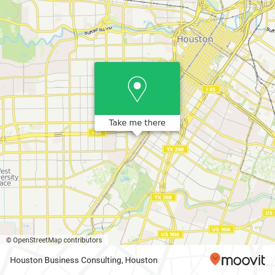 Houston Business Consulting map