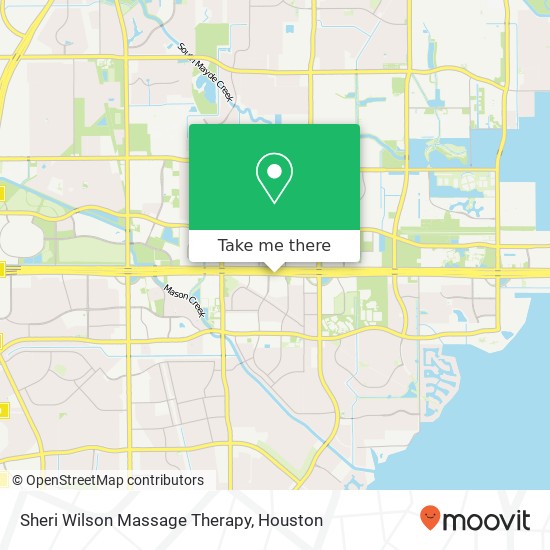 Mapa de Sheri Wilson Massage Therapy