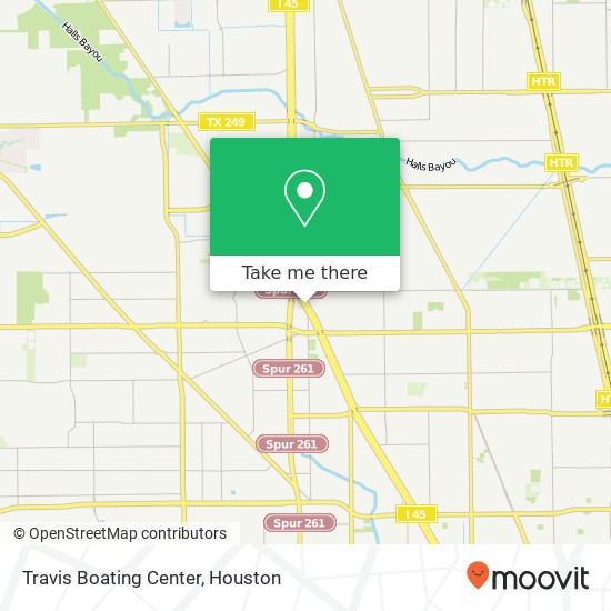 Travis Boating Center map