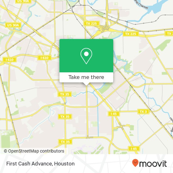 Mapa de First Cash Advance