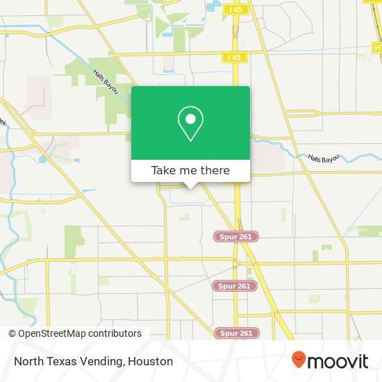North Texas Vending map