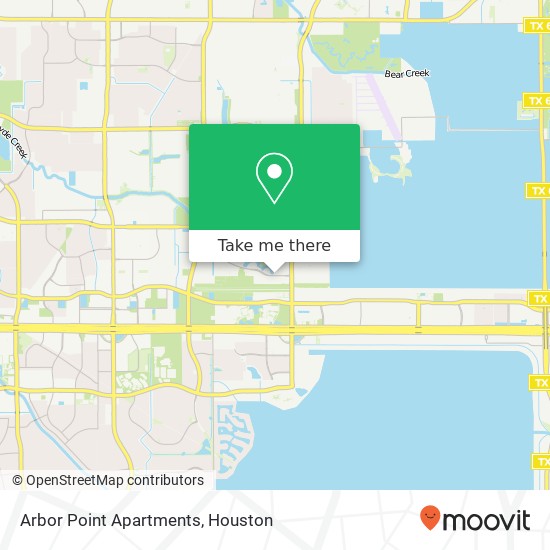 Arbor Point Apartments map
