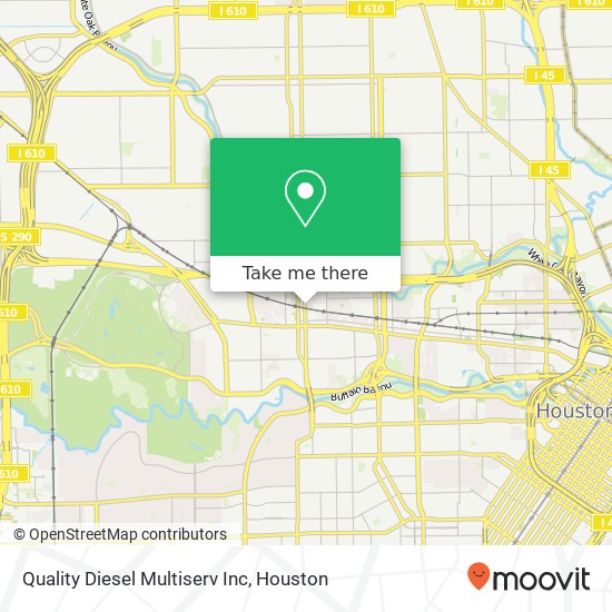 Mapa de Quality Diesel Multiserv Inc