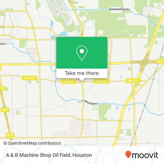 A & B Machine Shop Oil Field map