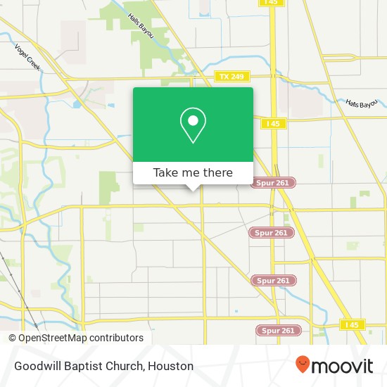 Goodwill Baptist Church map
