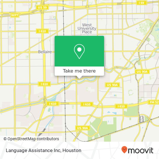 Language Assistance Inc map