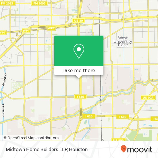 Mapa de Midtown Home Builders LLP