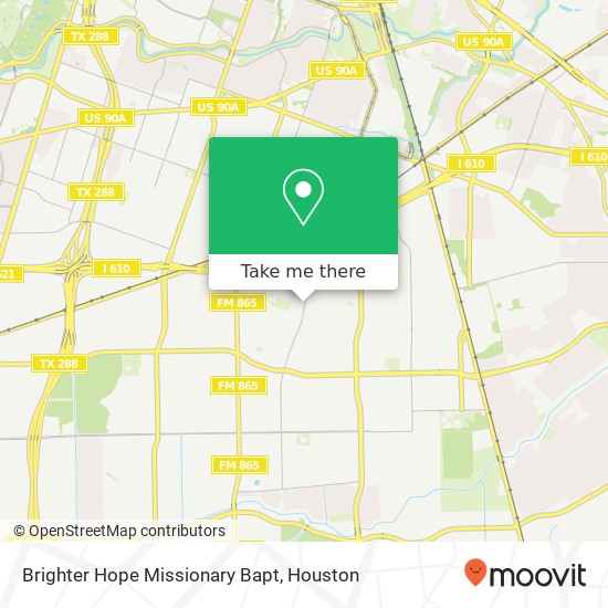 Brighter Hope Missionary Bapt map