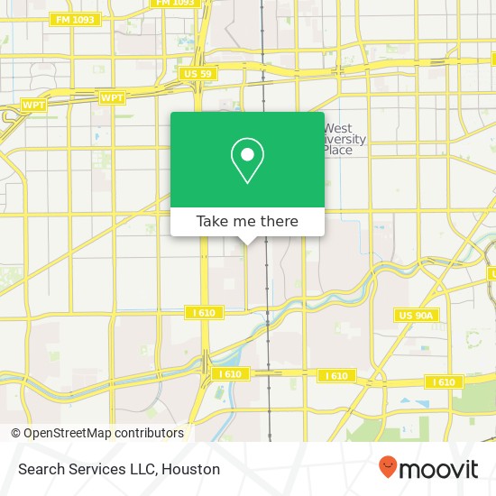 Mapa de Search Services LLC