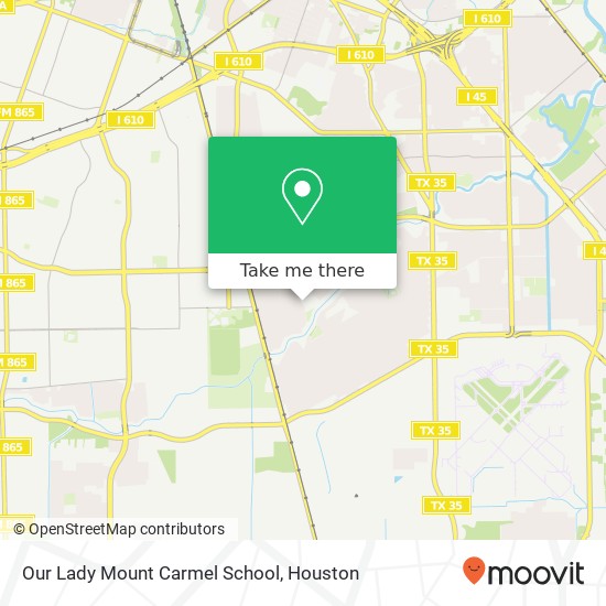 Our Lady Mount Carmel School map